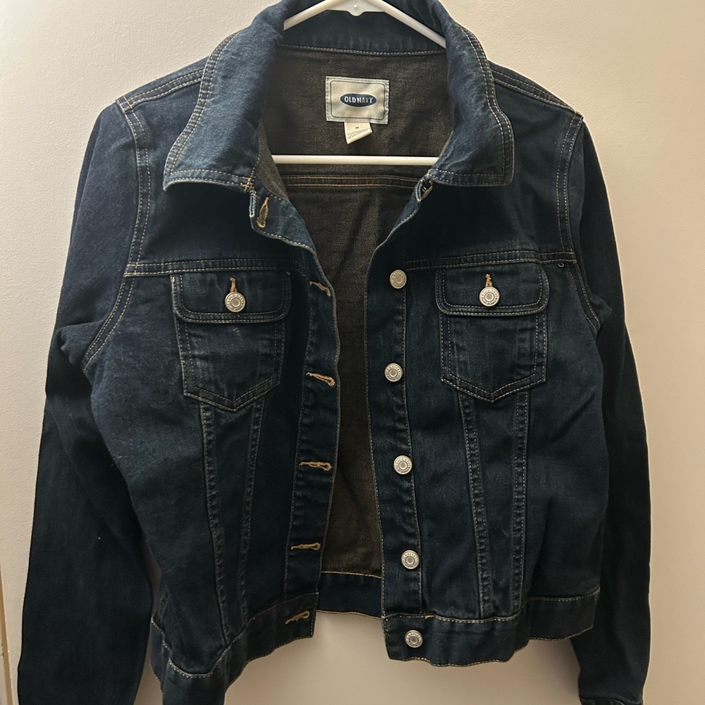 Dark Wash Denim Jacket by Old Navy